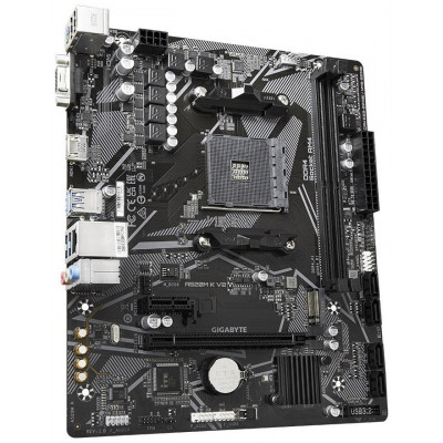 Материнская плата GIGABYTE A520M-K-V2, AM4, A520, PCIe16x, PCIe,D-SUB+HDMI, GLAN, 4SATA, 2DDR4, MATX Материнская плата GIGABYTE A520M-K-V2, AM4, A520, PCIe16x, PCIe,D-SUB+HDMI, GLAN, 4SATA, 2DDR4, MATX