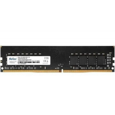 Модуль памяти Netac Basic, NTBSD4P26SP-08, DDR4 DIMM, 8Gb, 2666Mhz, C19