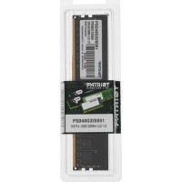 Модуль памяти Patriot Signature, PSD48G320081, DDR4, DIMM, 8Gb, 3200Mhz, CL22
