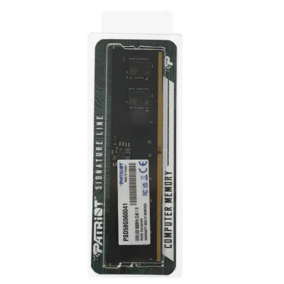 Модуль памяти Patriot Signature, PSD58G560041, DDR5, DIMM, 8Gb, 5600Mhz, CL46