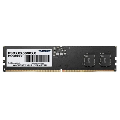 Модуль памяти Patriot Signature, PSD58G560041, DDR5, DIMM, 8Gb, 5600Mhz, CL46