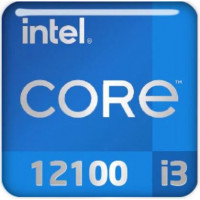 Процессор Intel Core i3-12100F Alder Lake (3200MHz, LGA1700, L3 12Mb), oem