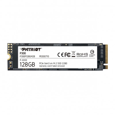 Твердотельный накопитель SSD 128 Gb M.2 PCIe Patriot P300 P300P128GM28 PCIe Gen3 x4