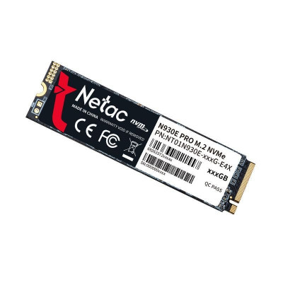 Твердотельный накопитель SSD 128Gb, M.2 2280, Netac N930E Pro, NVMe, PCIe 3x4, 970R/650W Твердотельный накопитель SSD 128Gb, M.2 2280, Netac N930E Pro, NVMe, PCIe 3x4, 970R/650W