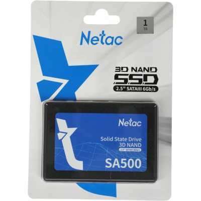 Твердотельный накопитель SSD 1Tb, SATA 6 Gb/s, Netac SA500, 2.5 Твердотельный накопитель SSD 1Tb, SATA 6 Gb/s, Netac SA500, 2.5