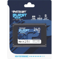 Твердотельный накопитель SSD 240 Gb SATA 6Gb/s Patriot Burst Elite PBE240GS25SSDR 2.5