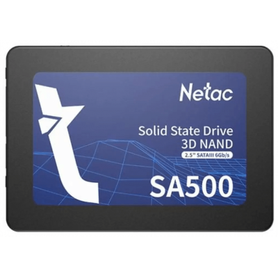 Твердотельный накопитель SSD 480Gb, SATA 6 Gb/s, Netac SA500, 2.5 Твердотельный накопитель SSD 480Gb, SATA 6 Gb/s, Netac SA500, 2.5