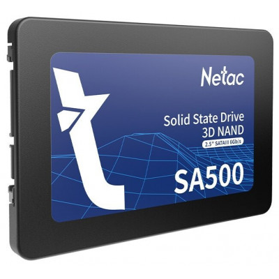Твердотельный накопитель SSD 480Gb, SATA 6 Gb/s, Netac SA500, 2.5 Твердотельный накопитель SSD 480Gb, SATA 6 Gb/s, Netac SA500, 2.5