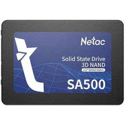 Твердотельный накопитель SSD 512Gb, SATA 6 Gb/s, Netac SA500, 2.5