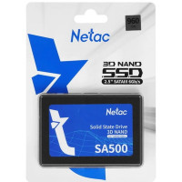 Твердотельный накопитель SSD 960Gb, SATA 6 Gb/s, Netac SA500, 2.5