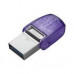 Флэш-накопитель Kingston 128Gb USB3.2+Type-C Data Traveler MicroDuo 3C (Metal)