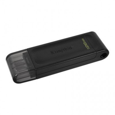 Флэш-накопитель Kingston 128Gb USB-C 3.2 Data Traveler 70 (Black)