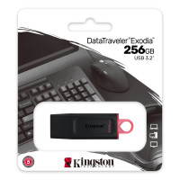 Флэш-накопитель Kingston 256Gb USB3.2 Gen1 Data Traveler Exodia (Black+Pink)