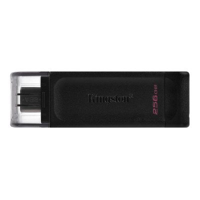 Флэш-накопитель Kingston 256Gb USB-C 3.2 Data Traveler 70 (Black) Флэш-накопитель Kingston 256Gb USB-C 3.2 Data Traveler 70 (Black)