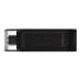 Флэш-накопитель Kingston 256Gb USB-C 3.2 Data Traveler 70 (Black)