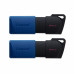 Флэш-накопитель Kingston 64Gb USB3.2 Gen1 Data Traveler Exodia M (Black+Blue) 2 pcs Флэш-накопитель Kingston 64Gb USB3.2 Gen1 Data Traveler Exodia M (Black+Blue) 2 pcs
