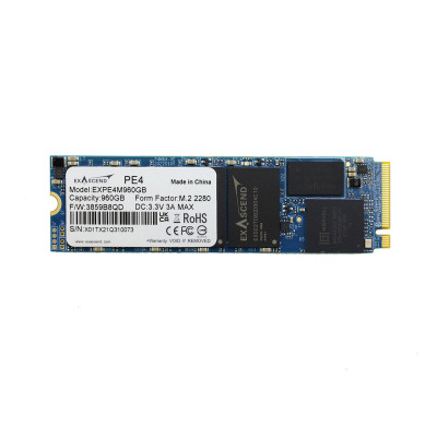 Твердотельный накопитель SSD 960Gb, M.2 2280, Exascend PE4, 3D TLC, PCIe4.0, TBW 1000, R3200/W1800