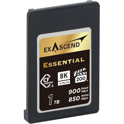 Карта памяти CFexpress Type A, 1Tb, Exascend Essential, VPG200 - 8K, PCIe3.0, R900/W850