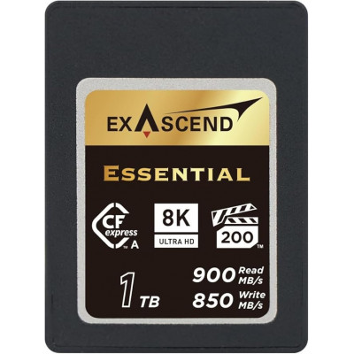Карта памяти CFexpress Type A, 1Tb, Exascend Essential, VPG200 - 8K, PCIe3.0, R900/W850