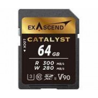Карта памяти SD Exascend Catalyst, 64Gb, SDXC II, UHS-II (V90), R300/W280 Карта памяти SD Exascend Catalyst, 64Gb, SDXC II, UHS-II (V90), R300/W280