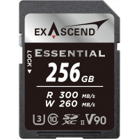 Карта памяти SD Exascend Essential, 256Gb, SDXC II, UHS-II (V90), R300/W260