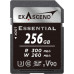 Карта памяти SD Exascend Essential, 256Gb, SDXC II, UHS-II (V90), R300/W260