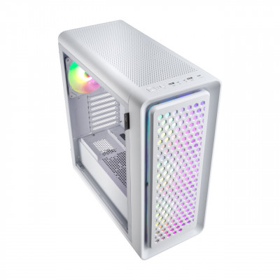 Компьютерный корпус FSP CUT593P(W), Без БП, 2xUSB3.0/Type-C, 4xFAN140 ARGB, Glass, White, E-ATX Компьютерный корпус FSP CUT593P(W), Без БП, 2xUSB3.0/Type-C, 4xFAN140 ARGB, Glass, White, E-ATX