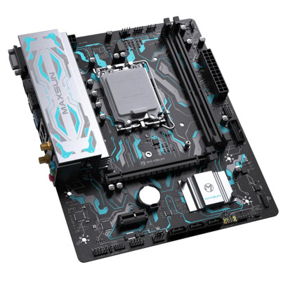 Материнская плата MaxSun B760M GAMING WIFI GANK, LGA1700, 2xDDR5, 3xSATA, 1xM.2, HDMI+VGA, mATX Материнская плата MaxSun B760M GAMING WIFI GANK, LGA1700, 2xDDR5, 3xSATA, 1xM.2, HDMI+VGA, mATX