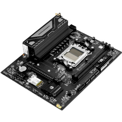 Материнская плата MaxSun Challenger B650M WIFI, AM5, 2xDDR5 4xSATA 1xM.2 PCIe4.0, HDMI+VGA mATX