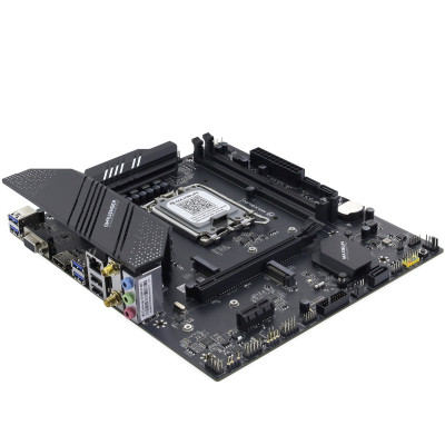 Материнская плата MaxSun Challenger B760M D5 WIFI, LGA1700, 2xDDR5, 3xSATA, 2xM.2, HDMI+VGA, mATX