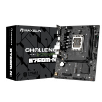 Материнская плата MaxSun Challenger B760M-N D5, LGA1700, 2xDDR5, 3xSATA, 2xM.2, HDMI+VGA, mATX Материнская плата MaxSun Challenger B760M-N D5, LGA1700, 2xDDR5, 3xSATA, 2xM.2, HDMI+VGA, mATX