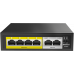 Коммутатор Netis P106C, 4x100 LAN PoE(max 30W/port), 2x100 Uplink, max 60W PoE