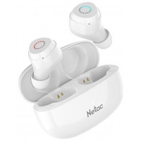 Наушники беспроводные Netac LK55, BT5.3, 4.8g, 9/18h, 0.055/0.3Ah, защита IPX4, clear voice, White Наушники беспроводные Netac LK55, BT5.3, 4.8g, 9/18h, 0.055/0.3Ah, защита IPX4, clear voice, White