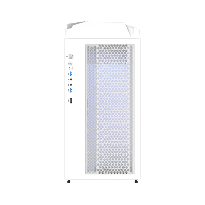 Компьютерный корпус GigaByte C301 GLASS WHITE V2, Без БП, 2xUSB3.0/Type-C, 4xARGB, White, E-ATX