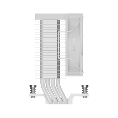 Кулер для процессора PCCooler R400 ARGB WH, S1851/1700/1200/AM4/5, 800-2200rpm, 92cm, 180W, 4pin