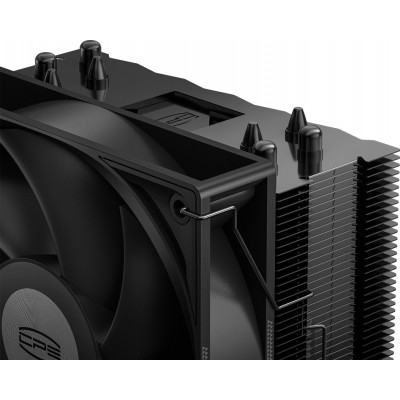 Кулер для процессора PCCooler RT400 BK, S1851/1700/1200/AM4/5, 500-2200rpm, 120cm, 235W, 4pin