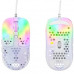 Мышь XTRFY MZ1 RGB, Pixart 3389 sensor, 16000 dpi, Ultra-Light, USB, white