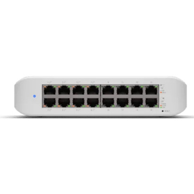 Коммутатор 16PORT 1000M RJ45 UBIQUITI UniFi Switch Lite 16 POE (8-port POE 45W max)