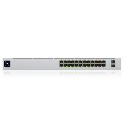 Коммутатор UBIQUITI, USW-24-POE, 16xGbE PoE+, 8xGbE, 2x1G SFP, Layer 2, fanless, 95W