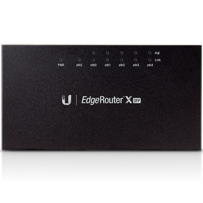Маршрутизатор Ubiquiti EdgeRouter X SFP, 5x1000 LAN, 1xSFP, Passive PoE