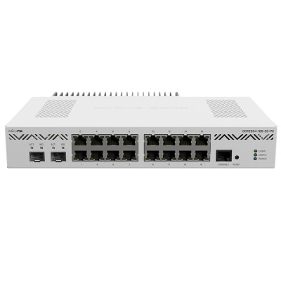 Сетевой Маршрутизатор MikroTik CCR2004-16G-2S+PC (16xGb LAN, 2xSFP+, 128Mb, ARM, USB 3.0)