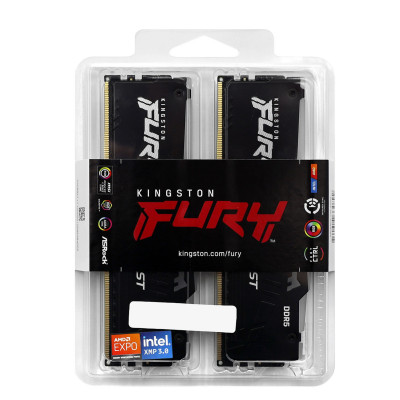 Модуль памяти Kingston Fury Beast RGB EXPO KF560C36BBE2AK2-32 DDR5 DIMM 32G KIT (2x16) 6000MHz CL36