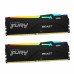 Модуль памяти Kingston Fury Beast RGB EXPO KF560C36BBE2AK2-32 DDR5 DIMM 32G KIT (2x16) 6000MHz CL36