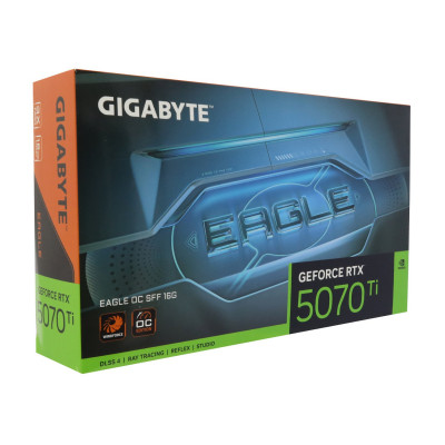 Видеокарта GIGABYTE GeForce RTX 5070 Ti EAGLE OC SFF 16G, 16Gb/256bit, 1хHDMI+3xDP, PCIe5.0
