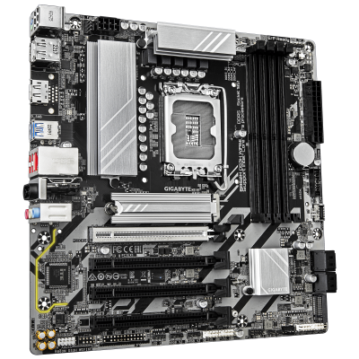 Материнская плата GIGABYTE B860M DS3H WIFI6E, LGA1851, 4xDDR5, PCIe5.0, HDMI+DP, 2xM.2, BT5.3, mATX