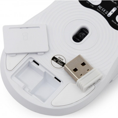 Мышь AULA SC580X, PAW3325-10000dpi, 1000Hz, 500mAh, 2.4/BT/cable, 6 buttons, Lightweight(84g), White Мышь AULA SC580X, PAW3325-10000dpi, 1000Hz, 500mAh, 2.4/BT/cable, 6 buttons, Lightweight(84g), White