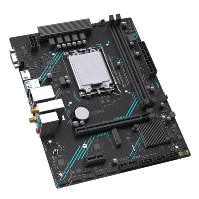 Материнская плата MaxSun MS-H610M 666 WIFI6 ARGB, LGA1700 H610, 2xDDR4, PCIe4.0, HDMI+VGA, M.2, mATX Материнская плата MaxSun MS-H610M 666 WIFI6 ARGB, LGA1700 H610, 2xDDR4, PCIe4.0, HDMI+VGA, M.2, mATX