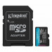 Карта памяти MicroSD, Kingston Canvas Go! Plus Gen4, 128GB, SDCG4/128GB, Class 10, UHS-I, R200/W160