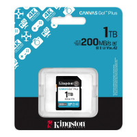 Карта памяти SD, Kingston Canvas Go! Plus, 1TB, SDG4/1TB, Class 10, UHS-I, R200/W160 Карта памяти SD, Kingston Canvas Go! Plus, 1TB, SDG4/1TB, Class 10, UHS-I, R200/W160