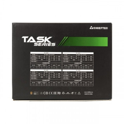 Блок питания ATX Chieftec TASK TPS-700S, 700W, Active PFC, FAN120mm, 80+ BRONZE, ATX2.3